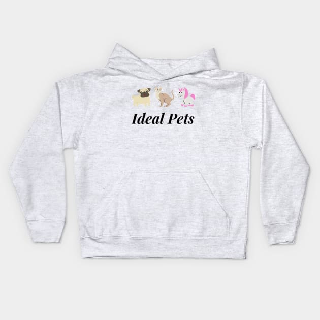 Ideal pets Kids Hoodie by Jo3Designs